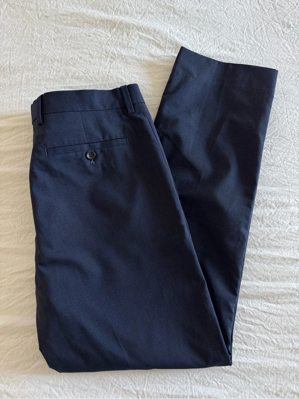Banana Republic Men's Navy Slim Fit Dress Pants
